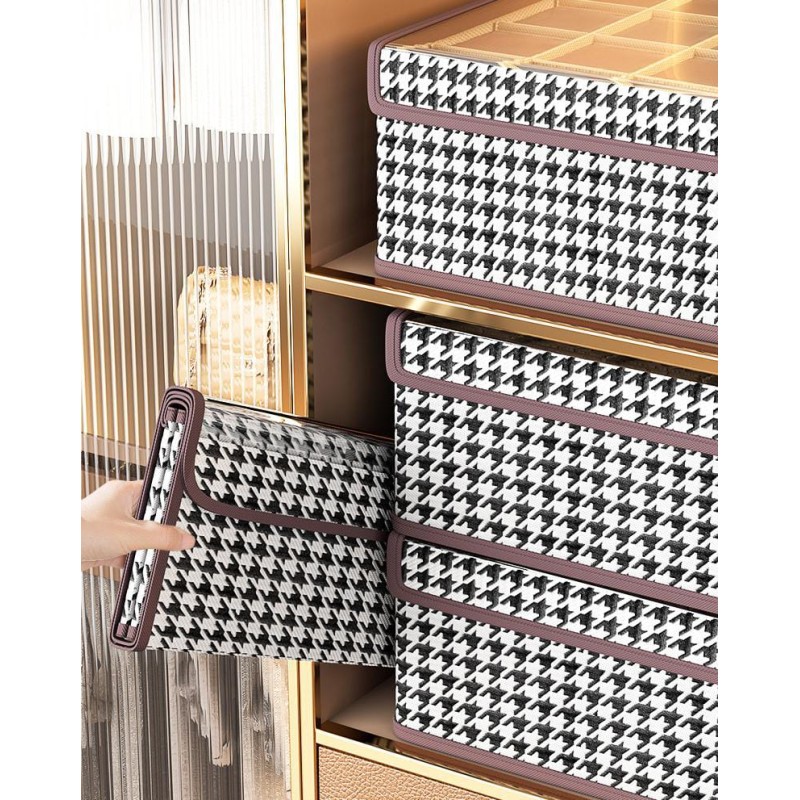 17 Grid Foldable Undergarment Organizer 3 of 5