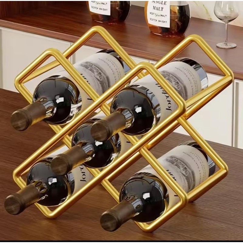 Carbon Metal Wine Holder – 5 Slots 2 of 3