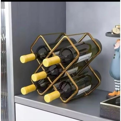 Carbon Metal Wine Holder – 5 Slots Carbon Metal Wine Holder – 5 Slots