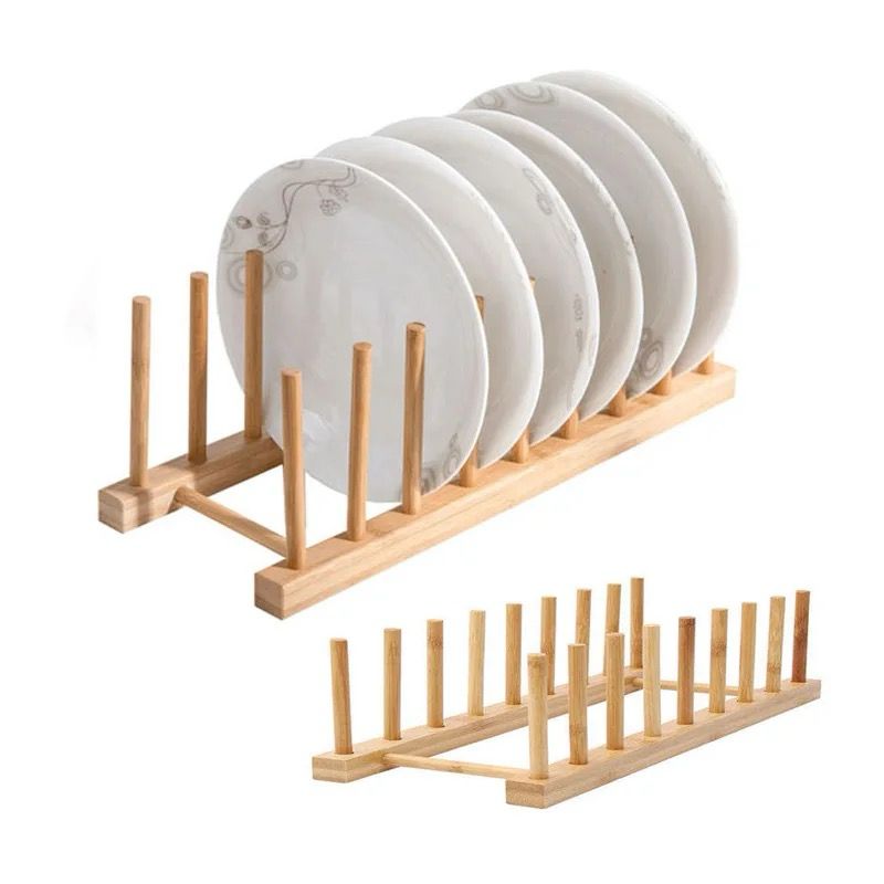 Bamboo Plate/Pot Lids Holder 5 of 5