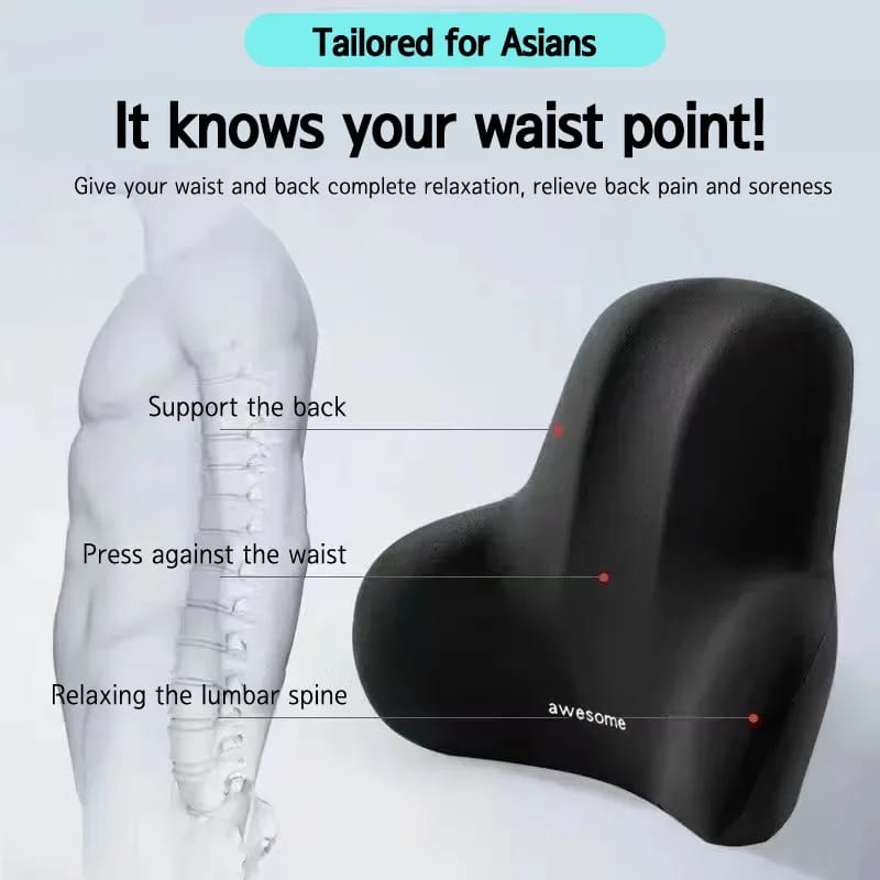 2pcs Car Headrest & Backrest Lumbar Support 6 of 7