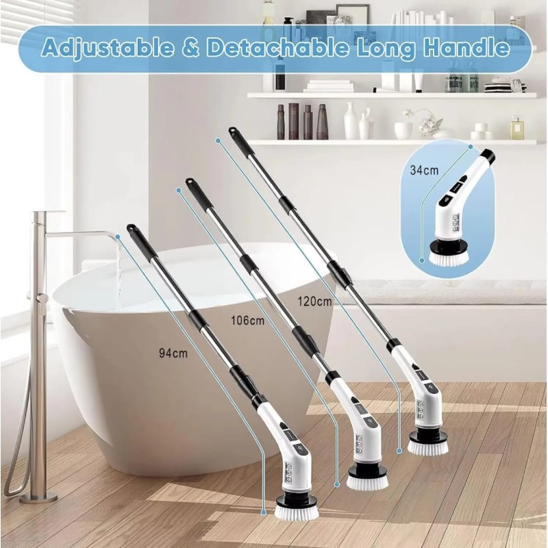 Rechargeable 7-in-1 Spin Scrubber Brush 2 of 5