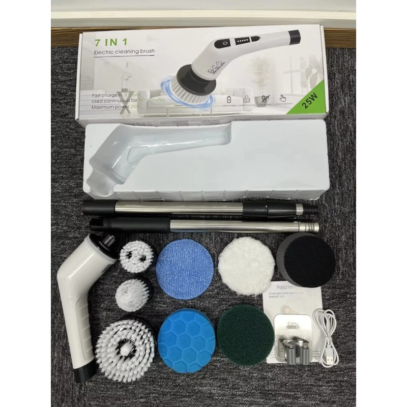 Rechargeable 7-in-1 Spin Scrubber Brush 5 of 5