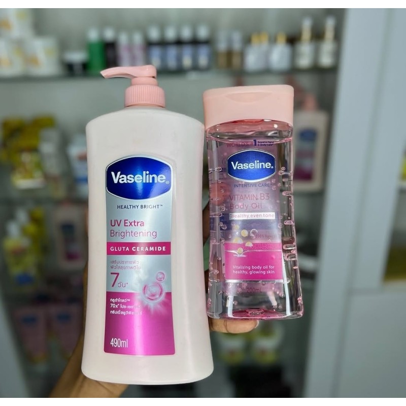 Vaseline Healthy Bright UV Extra Brightening Body Lotion. 2 of 3