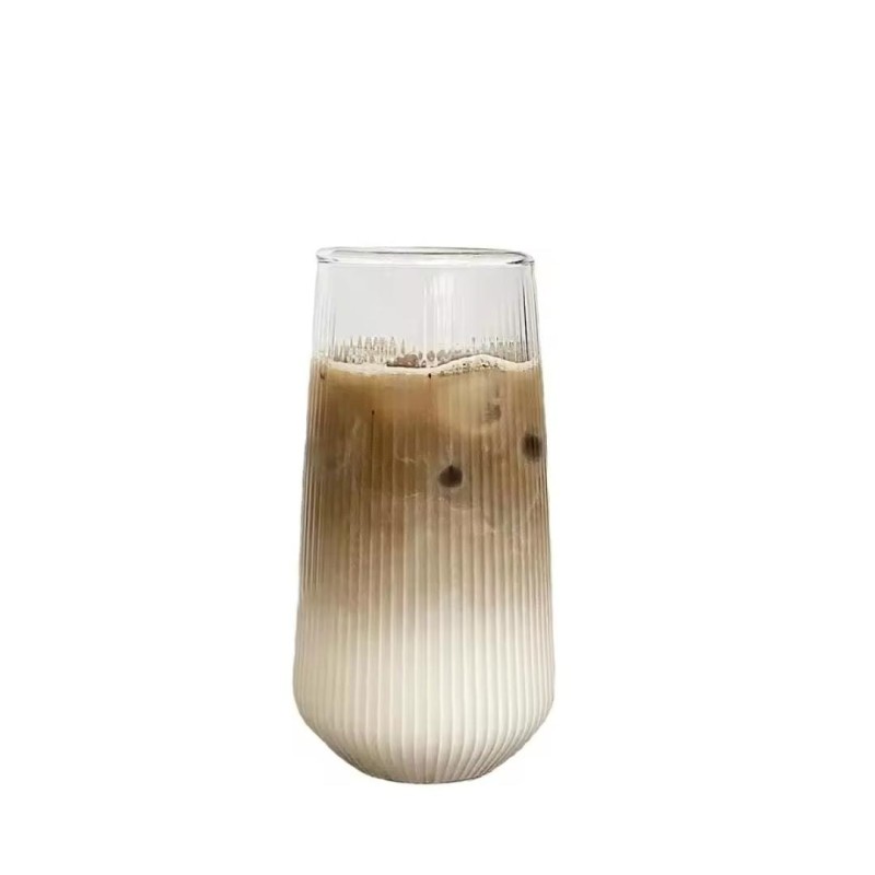 6 Pcs Ribbed Juice/Water Glasses – 500ml 2 of 4