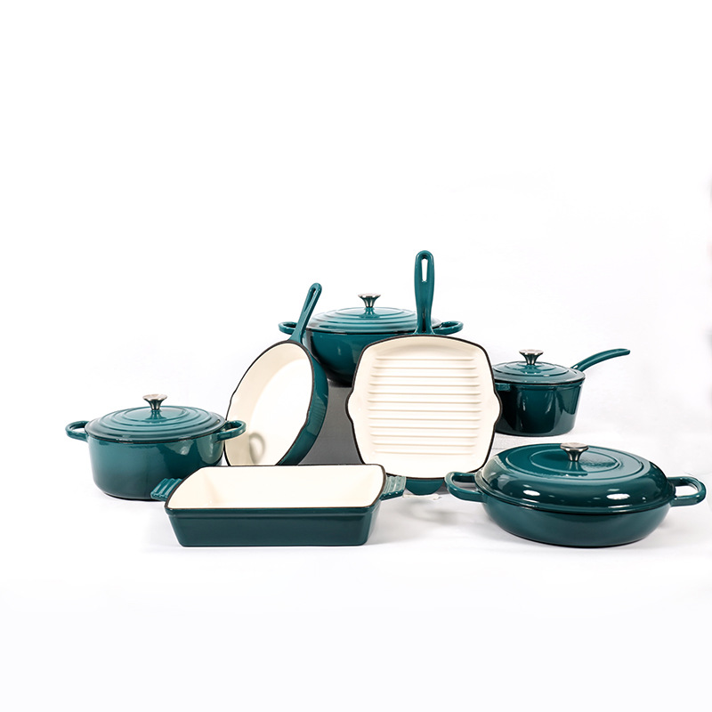 Enamel Cast Iron Cooking Pots 2 of 5