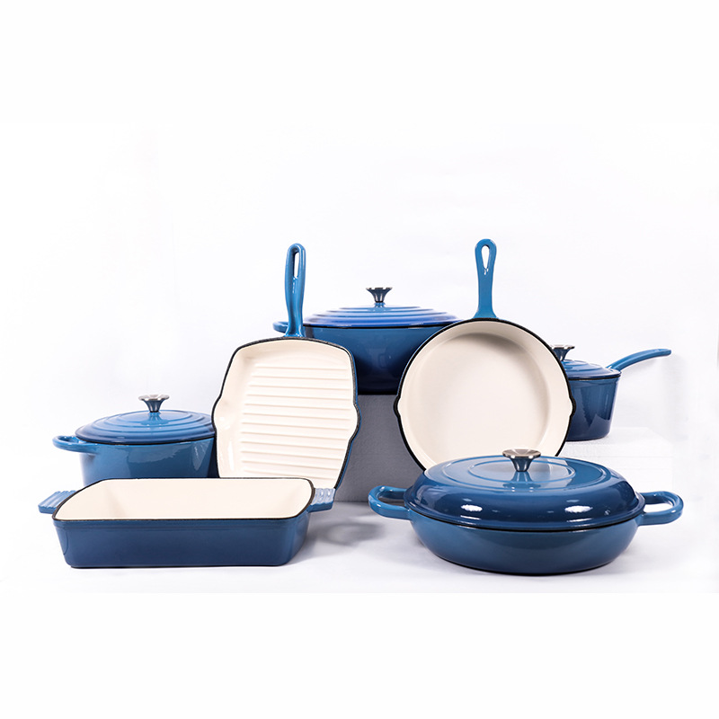 Enamel Cast Iron Cooking Pots 3 of 5