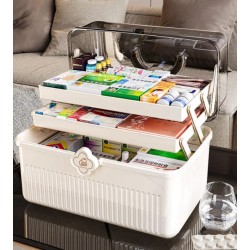 3-Layered Portable Medicine Storage Box 3-Layered Portable Medicine Storage Box