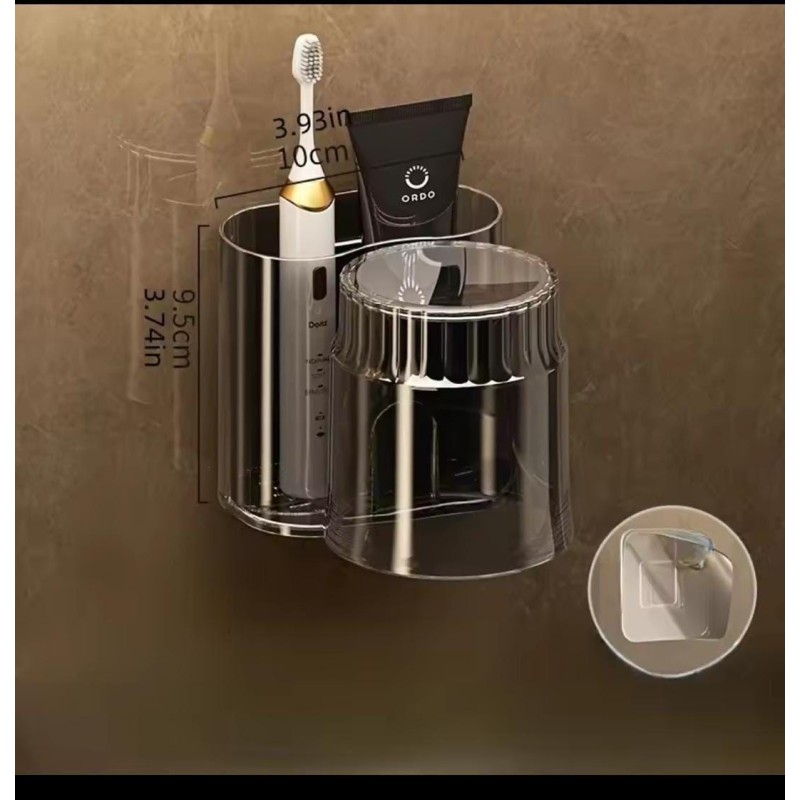 Acrylic Toothbrush Holder with Gargle Cup 5 of 5