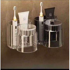 Acrylic Toothbrush Holder with Gargle Cup