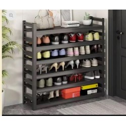 Space-Saving 5-Layer Full Metallic Shoe Rack Space-Saving 5-Layer Full Metallic Shoe Rack