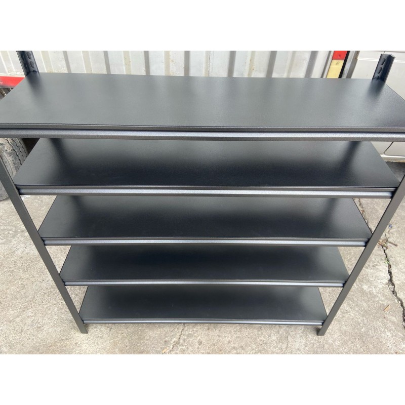 Space-Saving 5-Layer Full Metallic Shoe Rack 3 of 6