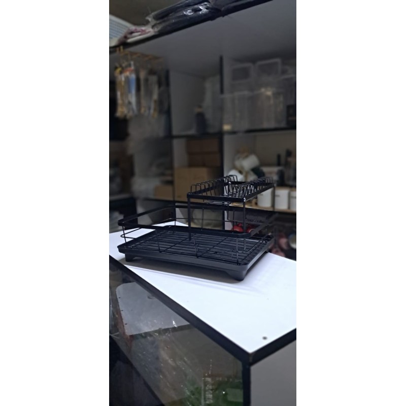 Carbon Metal Two-Layer Dish Rack 3 of 4