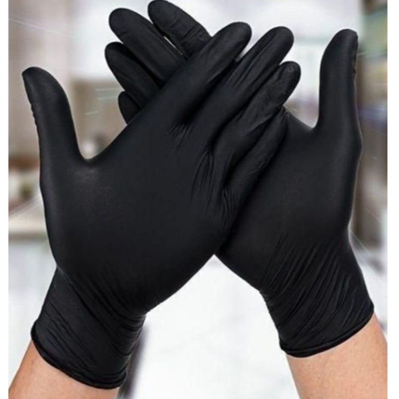 Food Grade Disposable Black Kitchen Gloves 2 of 5