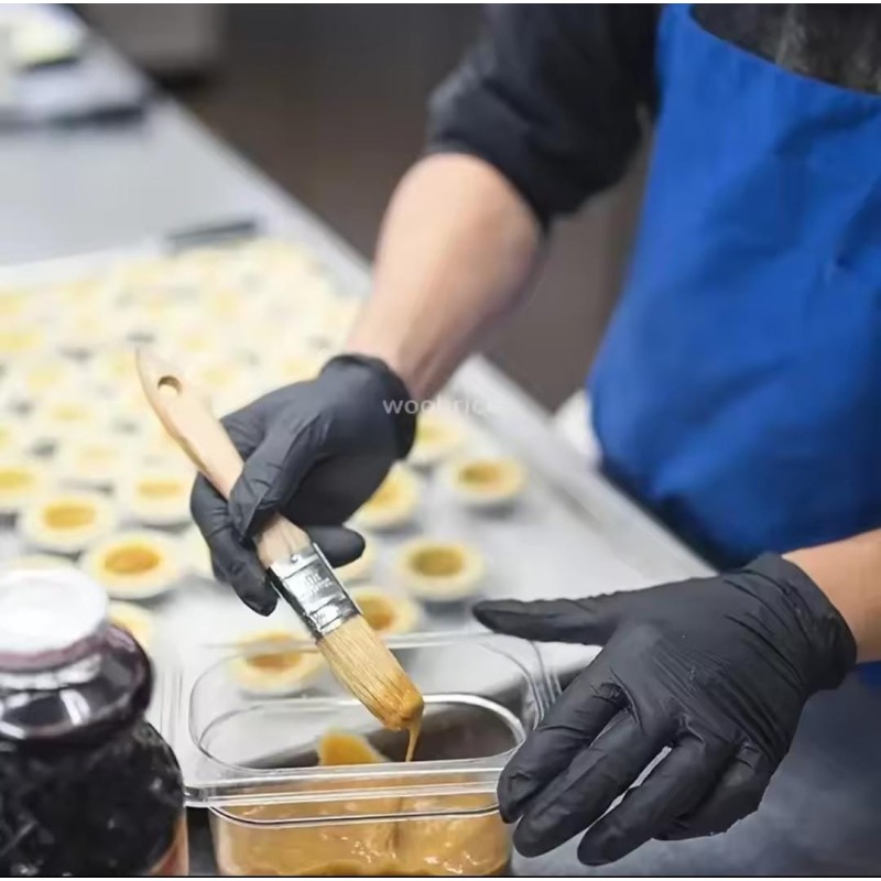 Food Grade Disposable Black Kitchen Gloves 4 of 5