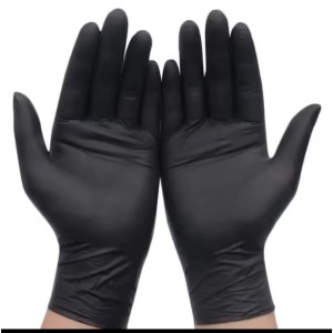 Food Grade Disposable Black Kitchen Gloves