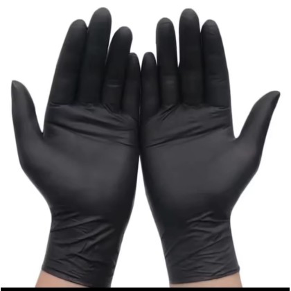 Food Grade Disposable Black Kitchen Gloves