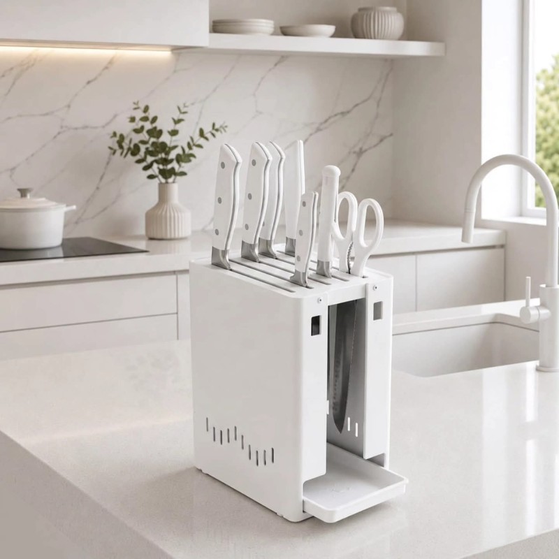 Multifunctional Kitchen Knife Block Organizer 3 of 4