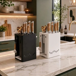 Multifunctional Kitchen Knife Block Organizer