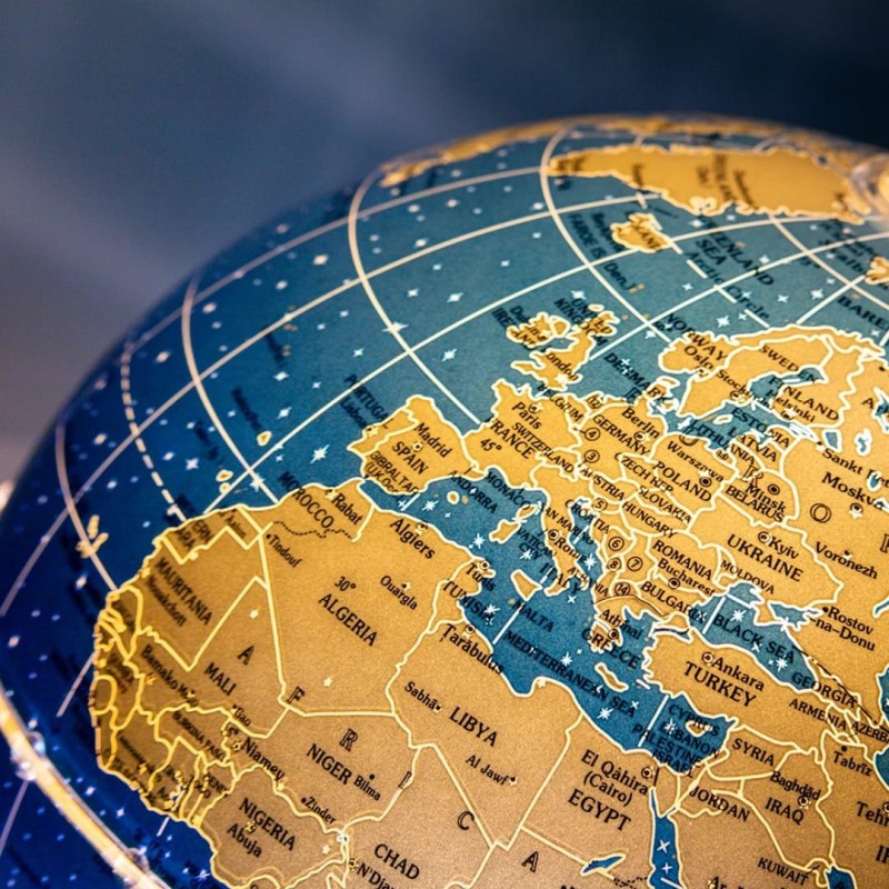 LED World Globe Map with Metal Stand 5 of 8
