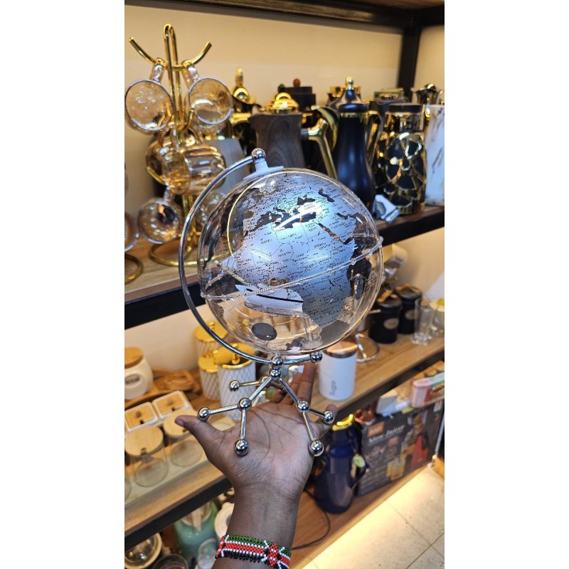 LED World Globe Map with Metal Stand 2 of 8