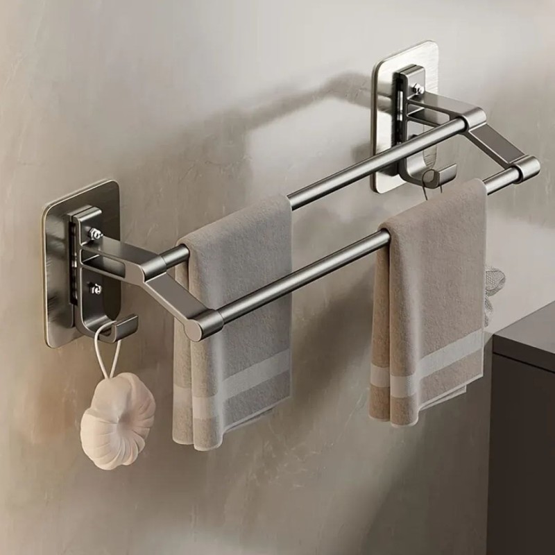Wall Mounted Double Towel Bar