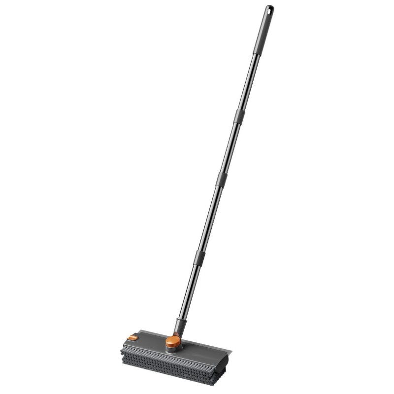 Premium Quality 3-in-1 Floor & Bathroom Cleaning Brush with Built-in Scraper/Squeegee & Clip 2 of 6