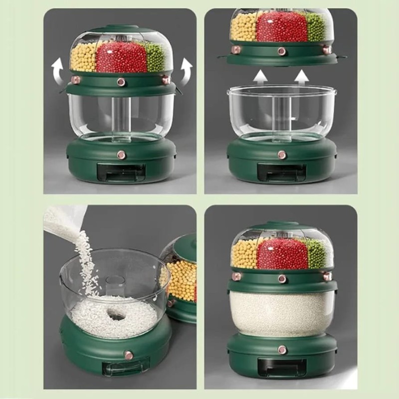 Double Compartment Cereal Dispenser 4 of 5