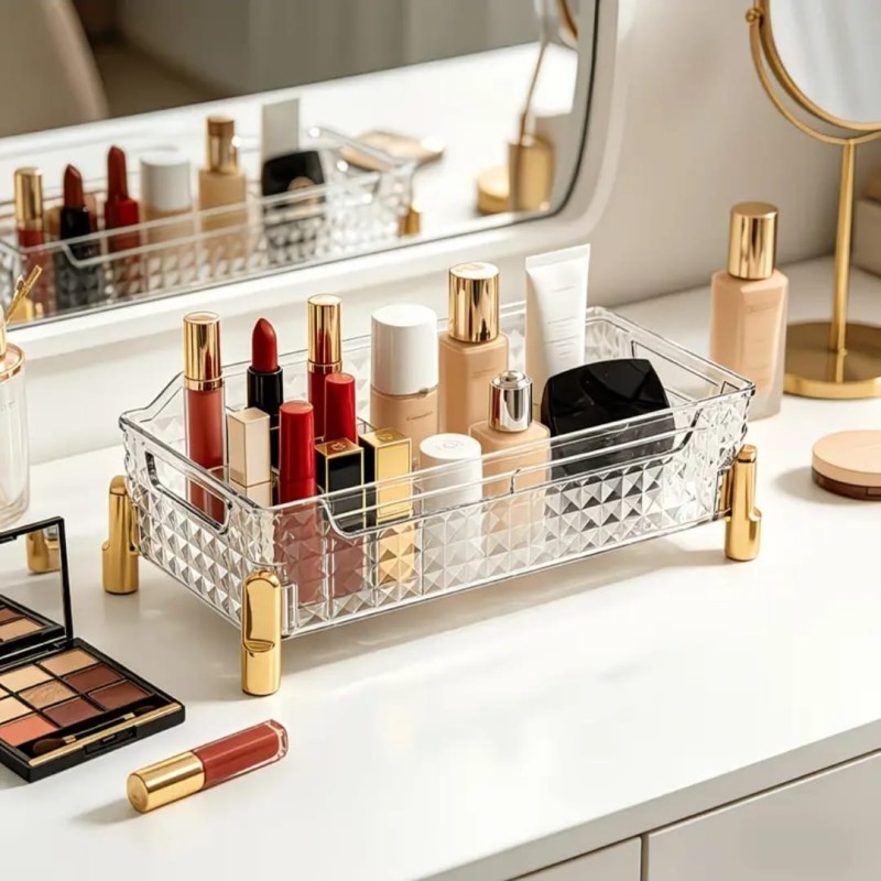 Transparent Acrylic Cosmetic Storage Box 3 of 6