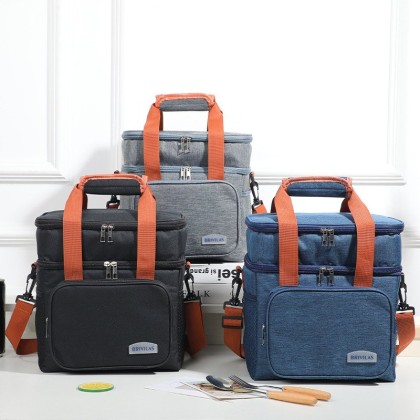 Brivilas Double-Layer Insulated Lunch Bag