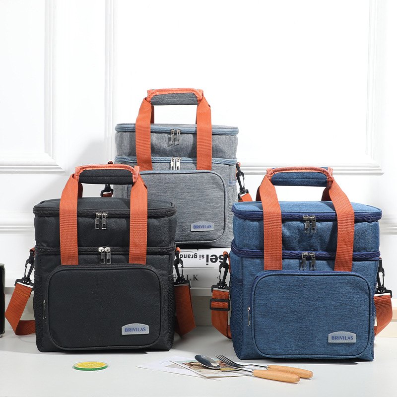 Brivilas Double-Layer Insulated Lunch Bag