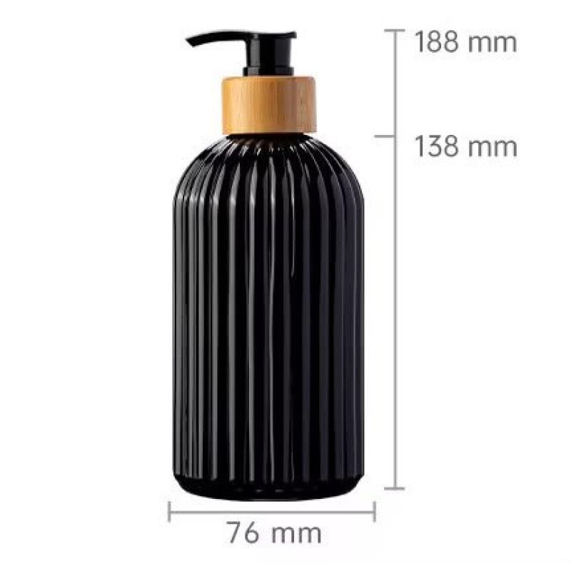 LUXURY NON-BREAKABLE LOTION /SOAP DISPENSER BOTTLES 2 of 6