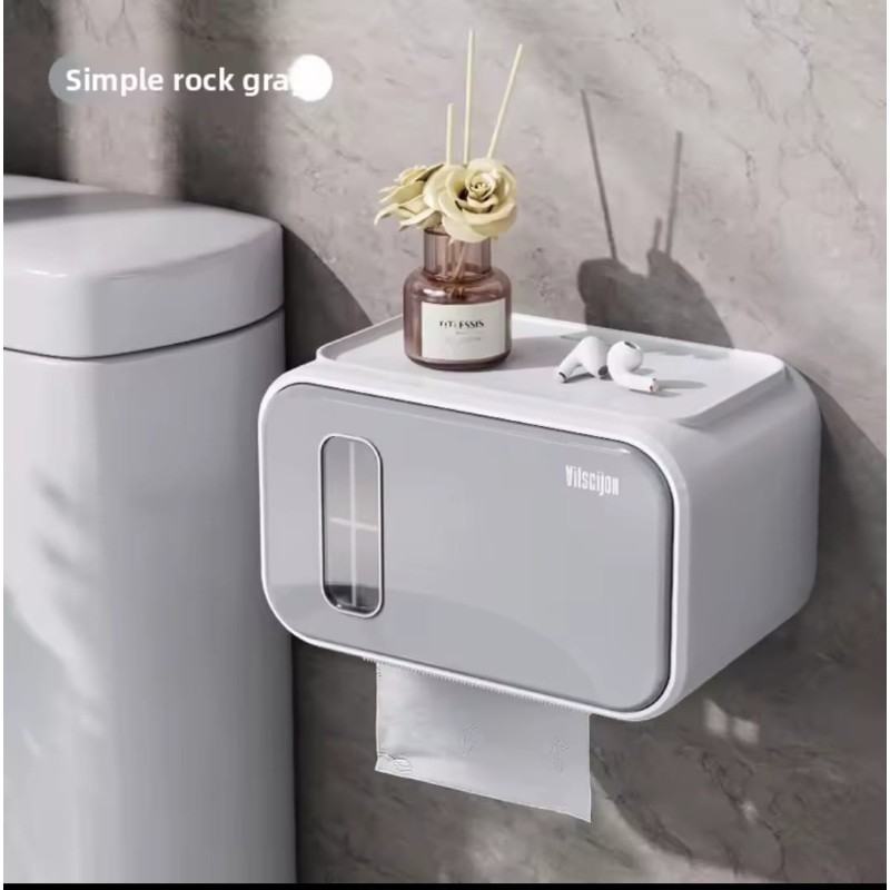 Premium Waterproof Bathroom Toilet Paper Holder 2 of 6