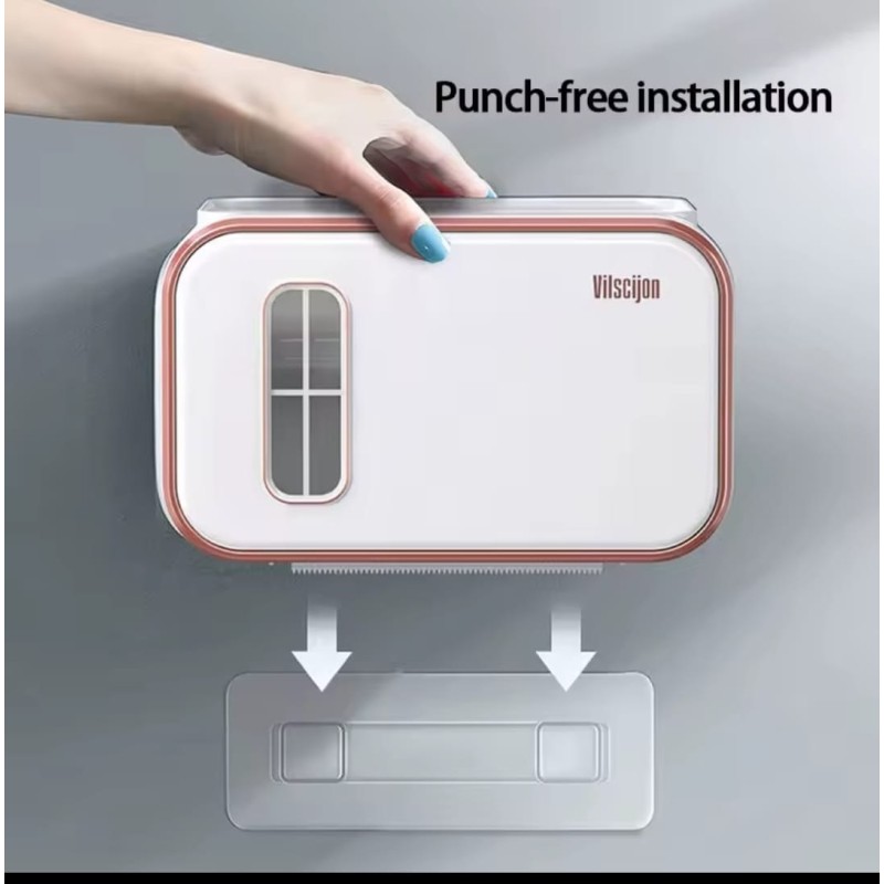 Premium Waterproof Bathroom Toilet Paper Holder 6 of 6
