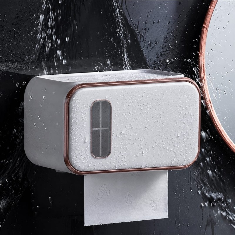 Premium Waterproof Bathroom Toilet Paper Holder 3 of 6