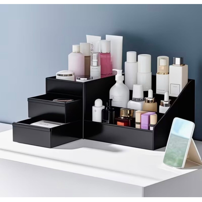 Cosmetic Storage Box with Drawers 3 of 6