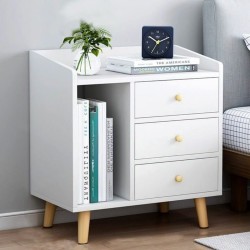 Modern white nightstand/bedside
