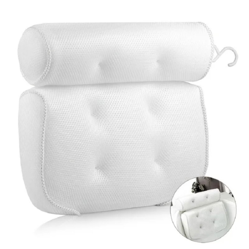Premium Bathtub pillow with powerful suction cups 5 of 9