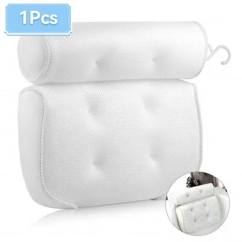 Premium Bathtub pillow with powerful suction cups 3 of 9