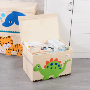 Folding Kids Storage Box with Lid